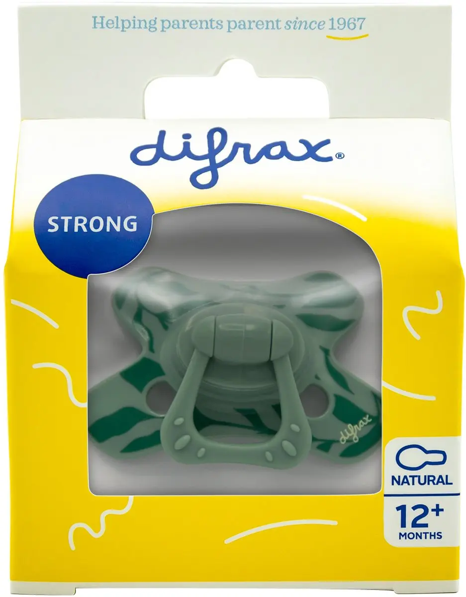 Difrax Fopspeen Natural 12+ Mnd Sage Leafs