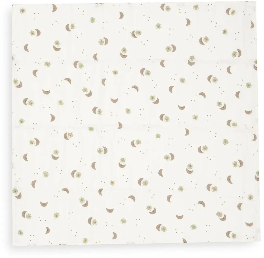 Jollein Hydrofiele Doek Small 70x70cm Over the Moon - 3 Stuks