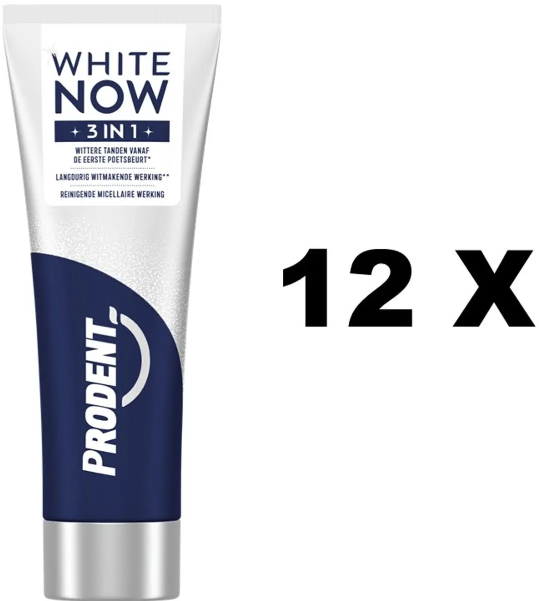 Prodent White Now 3in1 Tandpasta - 12x75ml