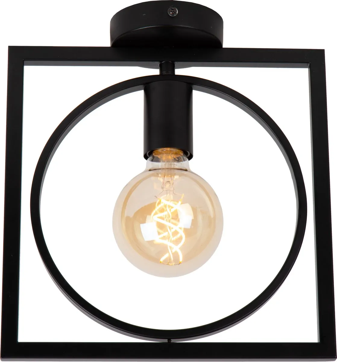Lucide SUUS Plafondlamp E27 - Zwart