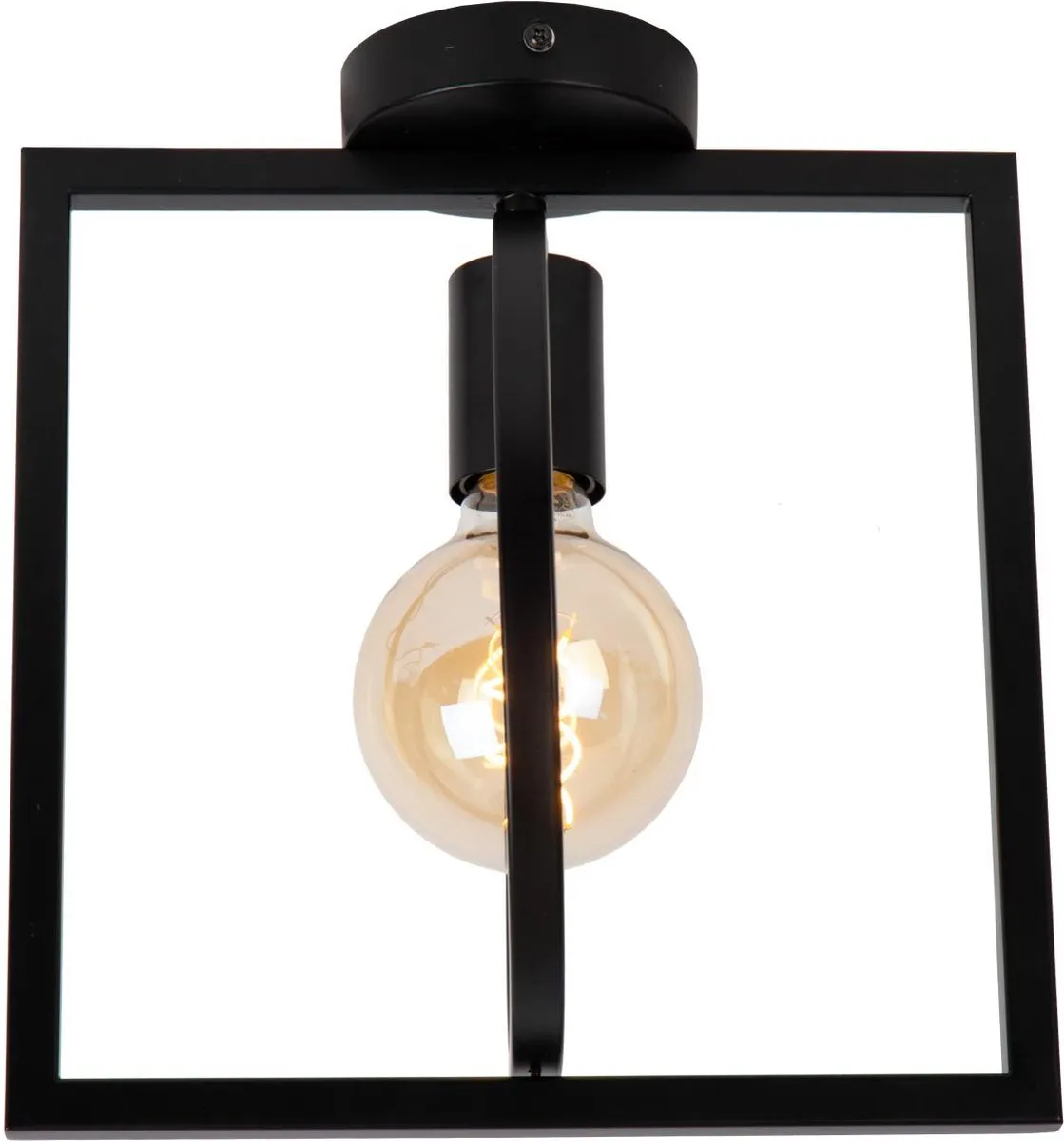 Lucide SUUS Plafondlamp E27 - Zwart
