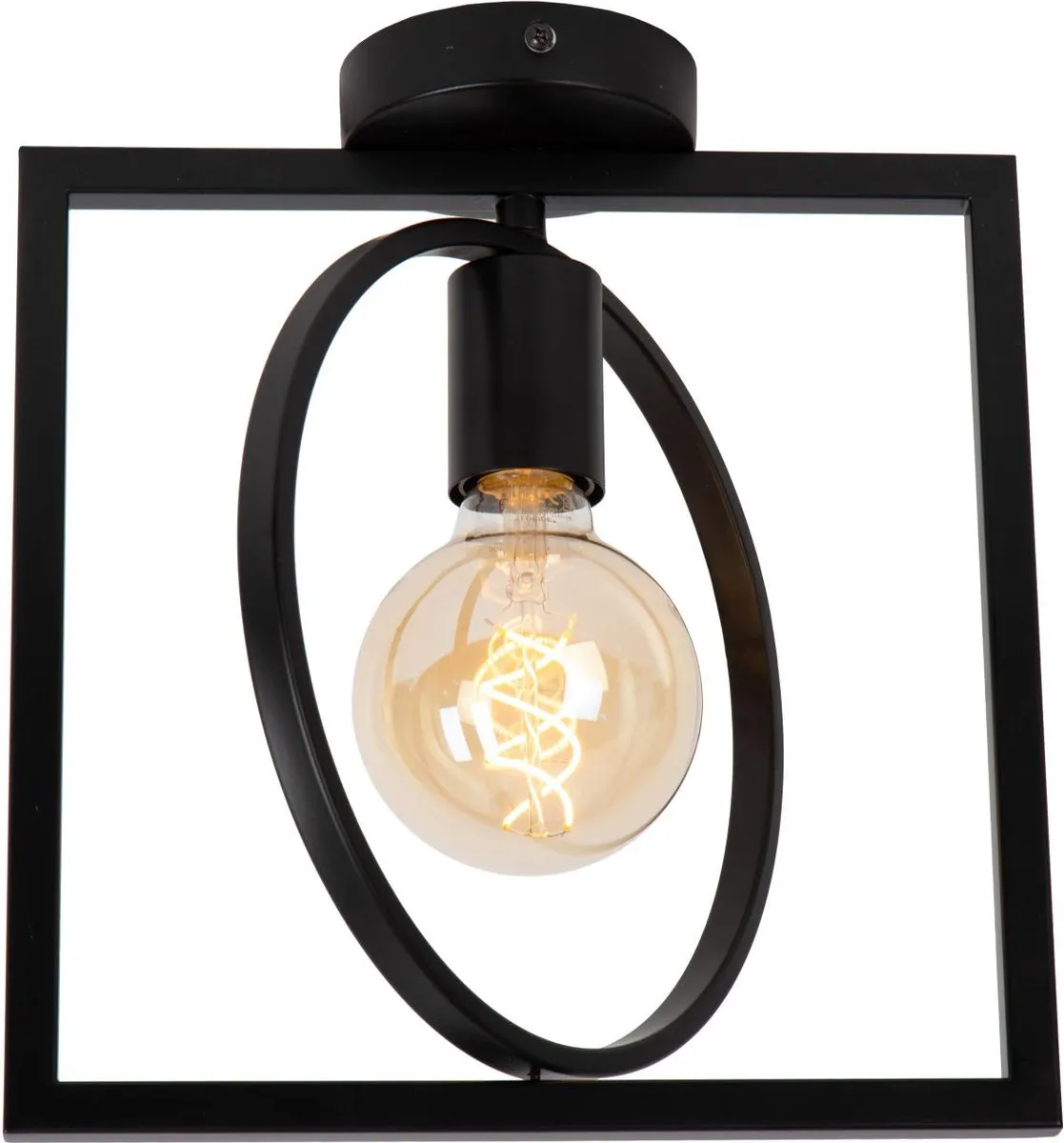 Lucide SUUS Plafondlamp E27 - Zwart