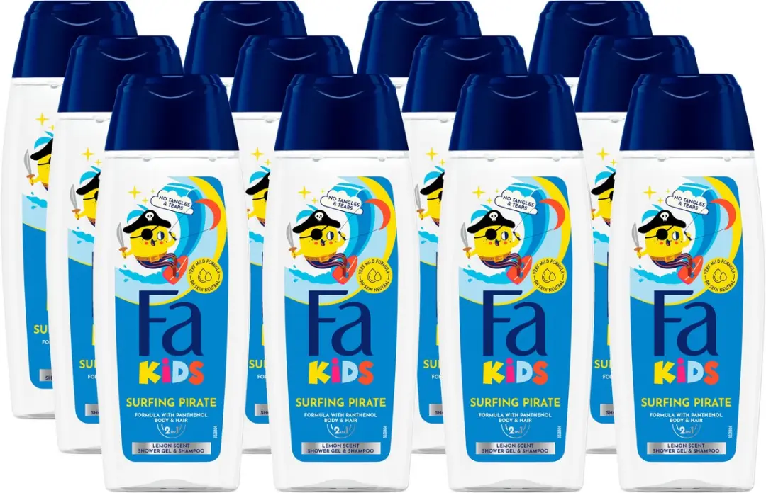 Fa Kids Surfing Pirate Douchegel 12x250ml