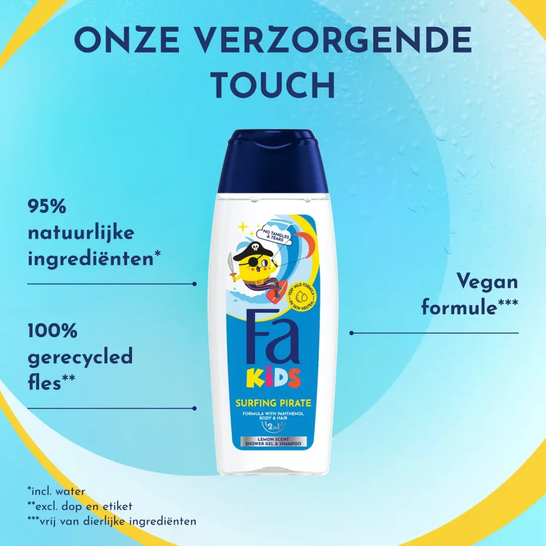 Fa Kids Surfing Pirate Douchegel 12x250ml