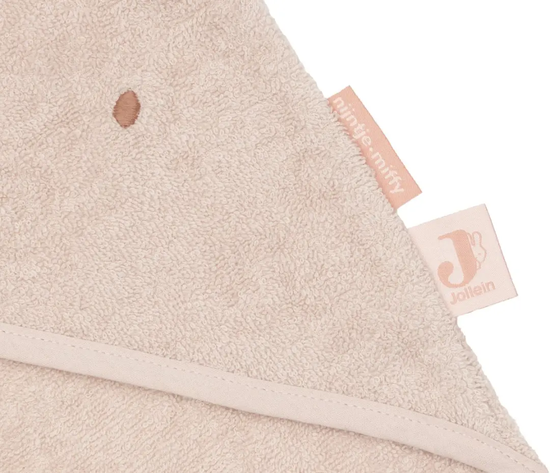 Jollein Badcape Miffy Silk Rose 75x75cm