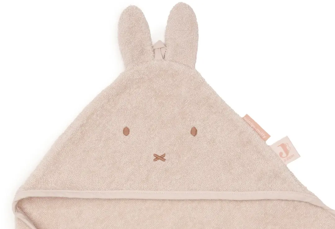 Jollein Badcape Miffy Silk Rose 75x75cm