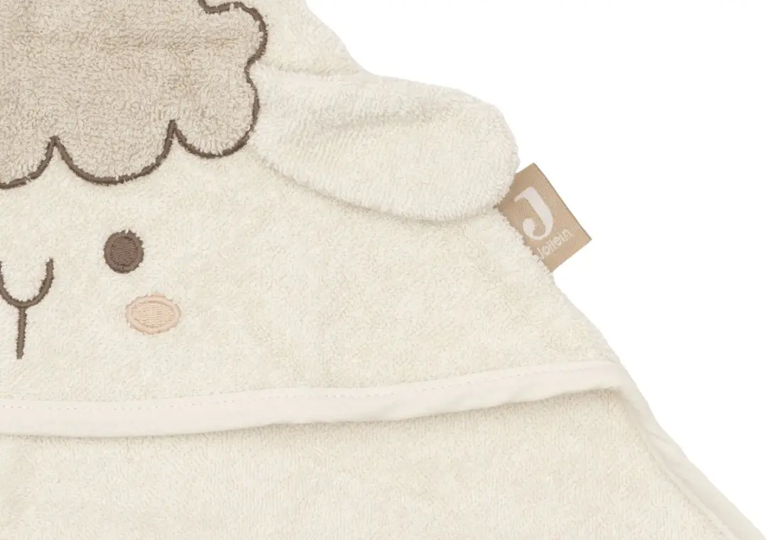 Jollein Badcape Badstof Sheep Sonny 75x75cm - Multicolor