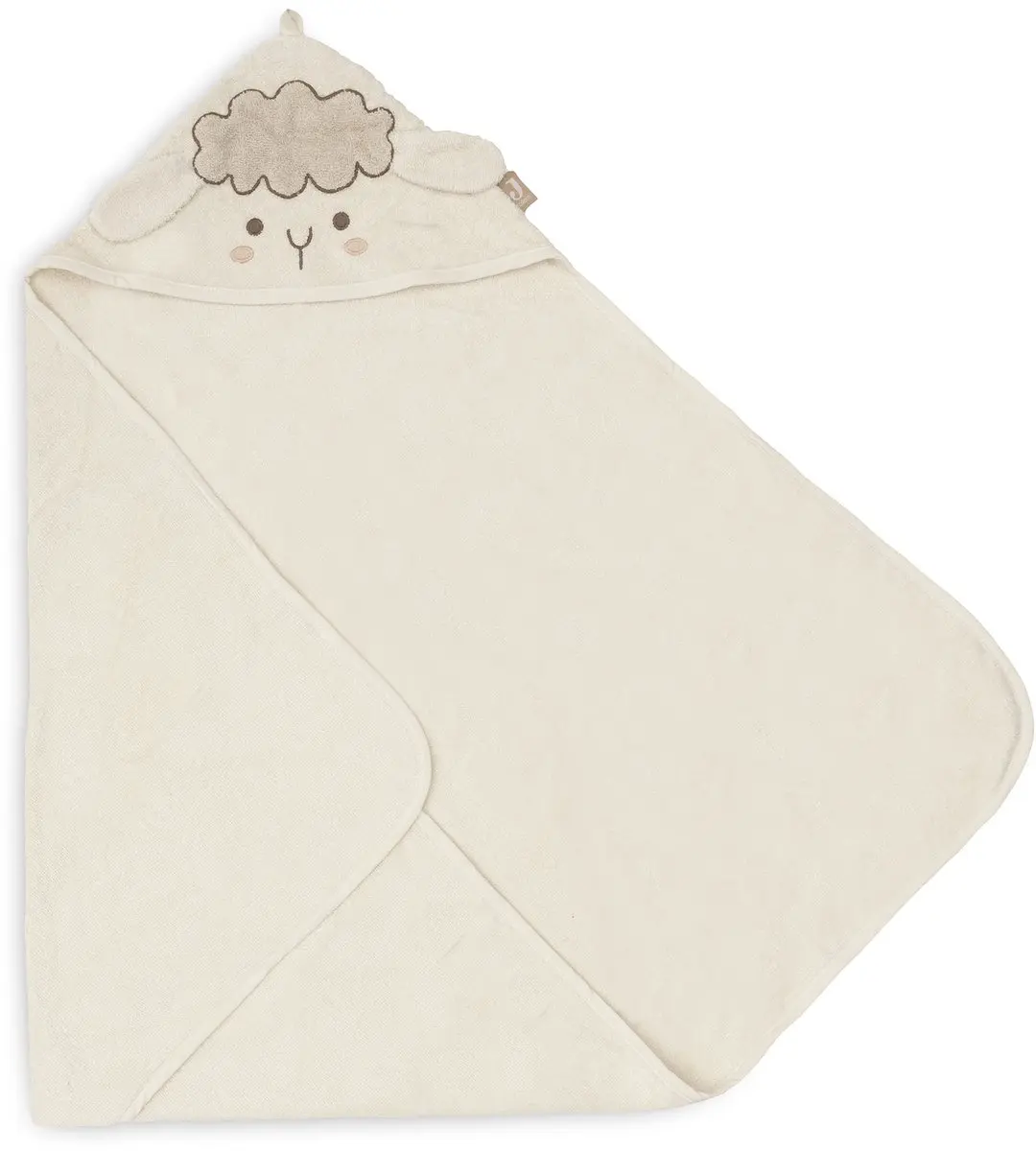 Jollein Badcape Badstof Sheep Sonny 75x75cm - Multicolor