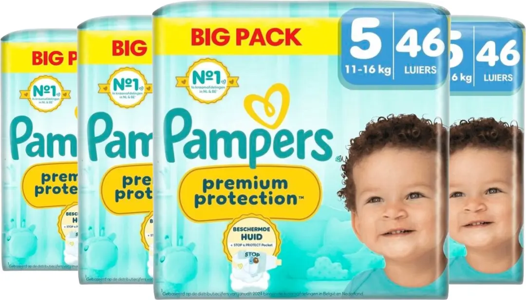 Pampers Premium Protection Luiers Maat 5