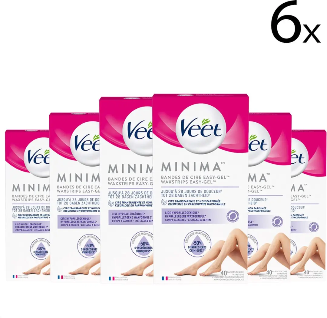 Veet Ontharingsstrips Hypoallergene Minima