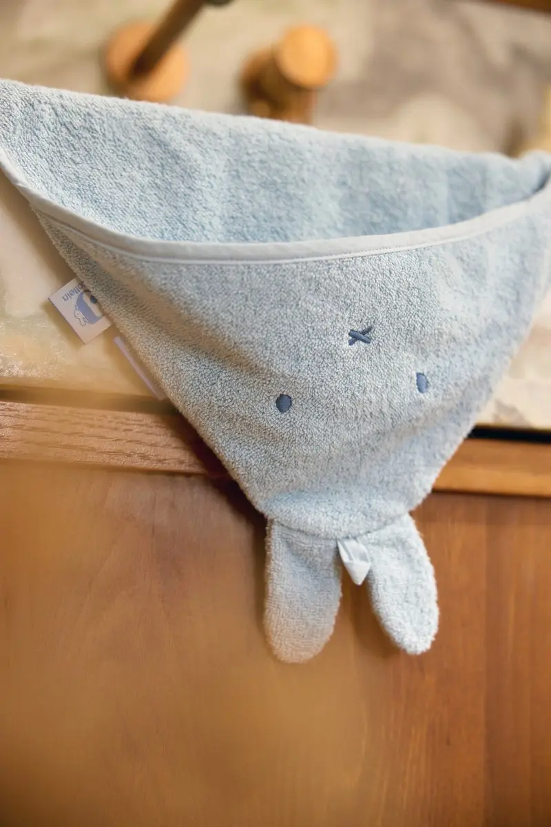 Jollein Badcape Miffy Cloudy Blue 75x75cm