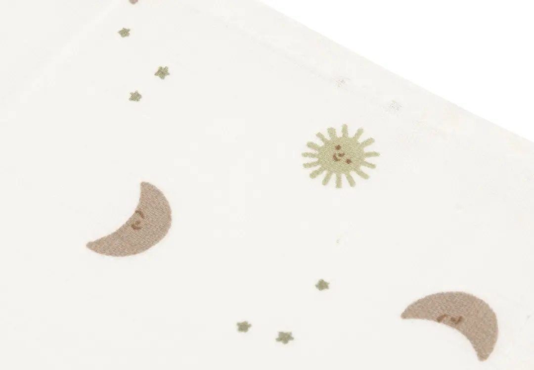 Jollein Hydrofiel Monddoekje Over the Moon 31x31cm - 3 Stuks