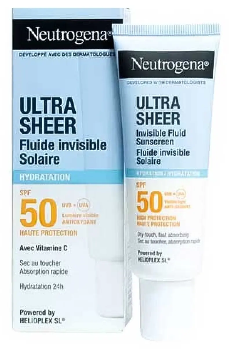 Neutrogena Ultra Sheer Invisible Fluid Sun SPF50 50ml