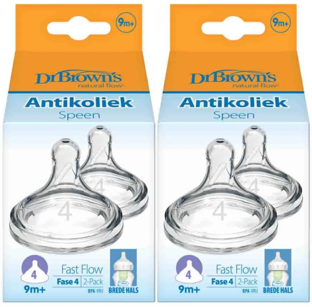 Dr. Brown's Options+ Speen Fase 4 - 4 Stuks