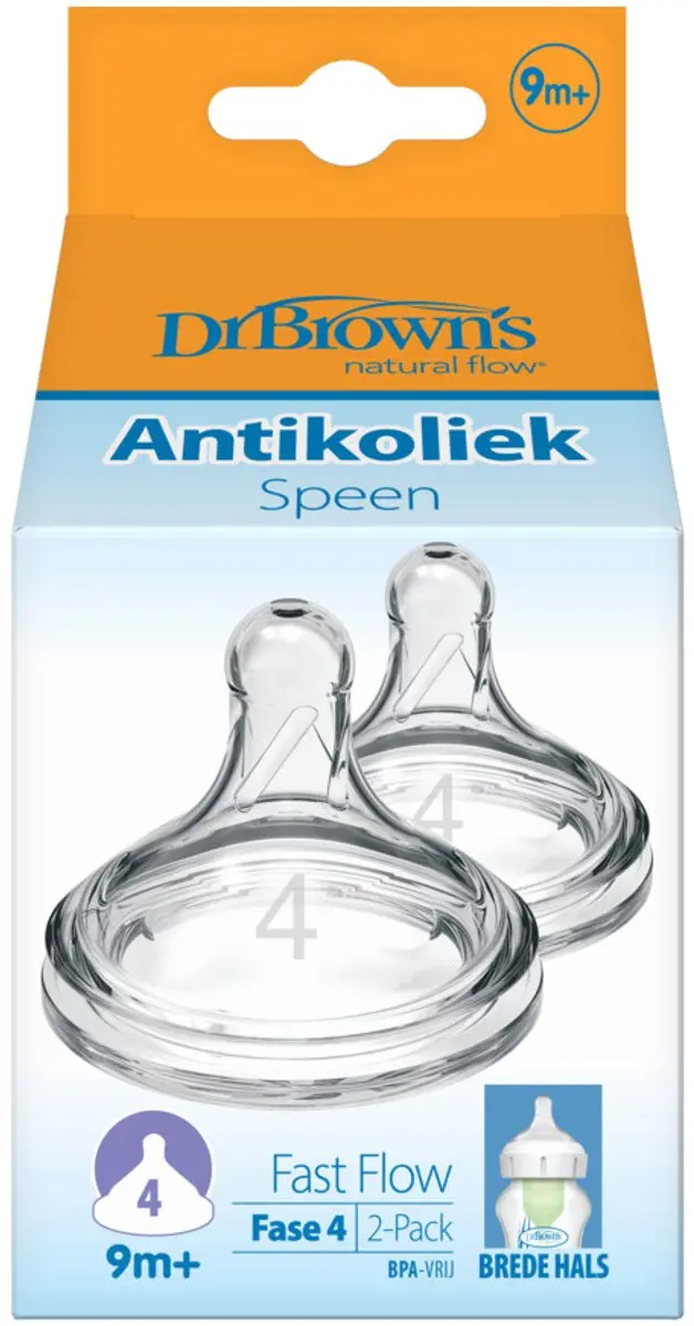 Dr. Brown's Options+ Speen Fase 4 - 4 Stuks