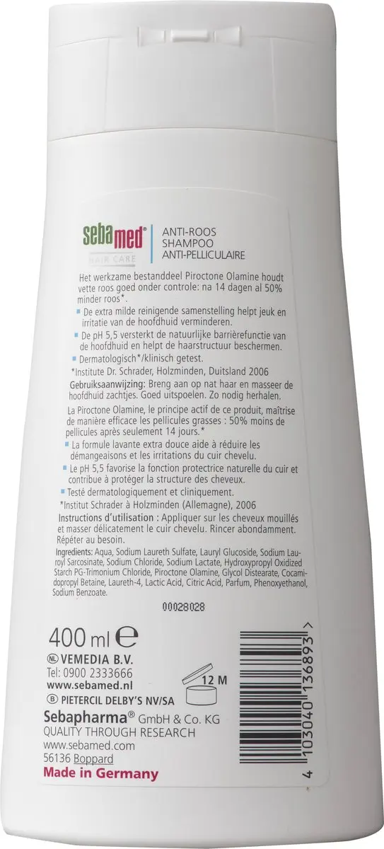 Sebamed Anti-Roos Shampoo 2400ml - 6x400ml