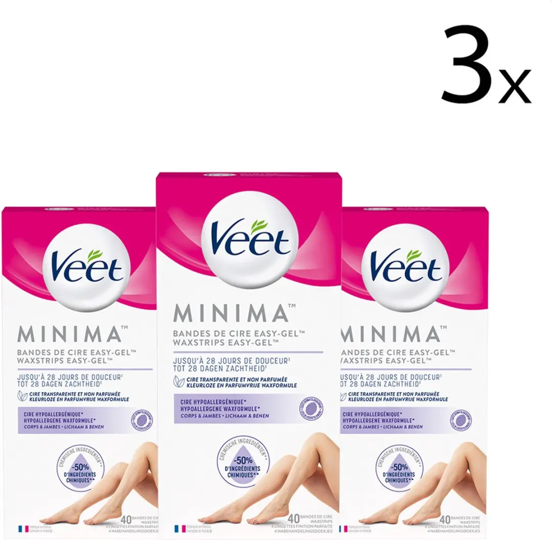 Veet Ontharingsstrips Hypoallergene Minima