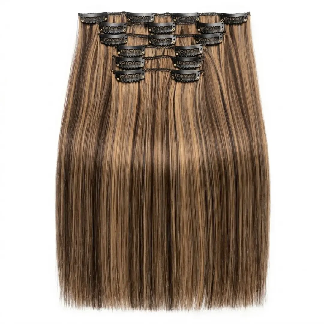 NUVEX Haar Extensions Clip-in Steil 6PS-4H27