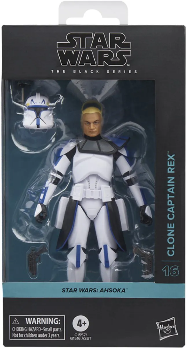 Star Wars Ahsoka Black Series Clone Captain Rex Action Figuur - 15cm - Multi