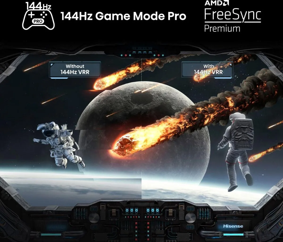 Hisense 55E7NQ PRO - 55 inch - 4K QLED - 144Hz - 2024