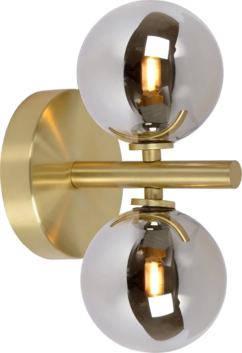 Lucide TYCHO Wandlamp 2xG9 Mat Goud/Messing