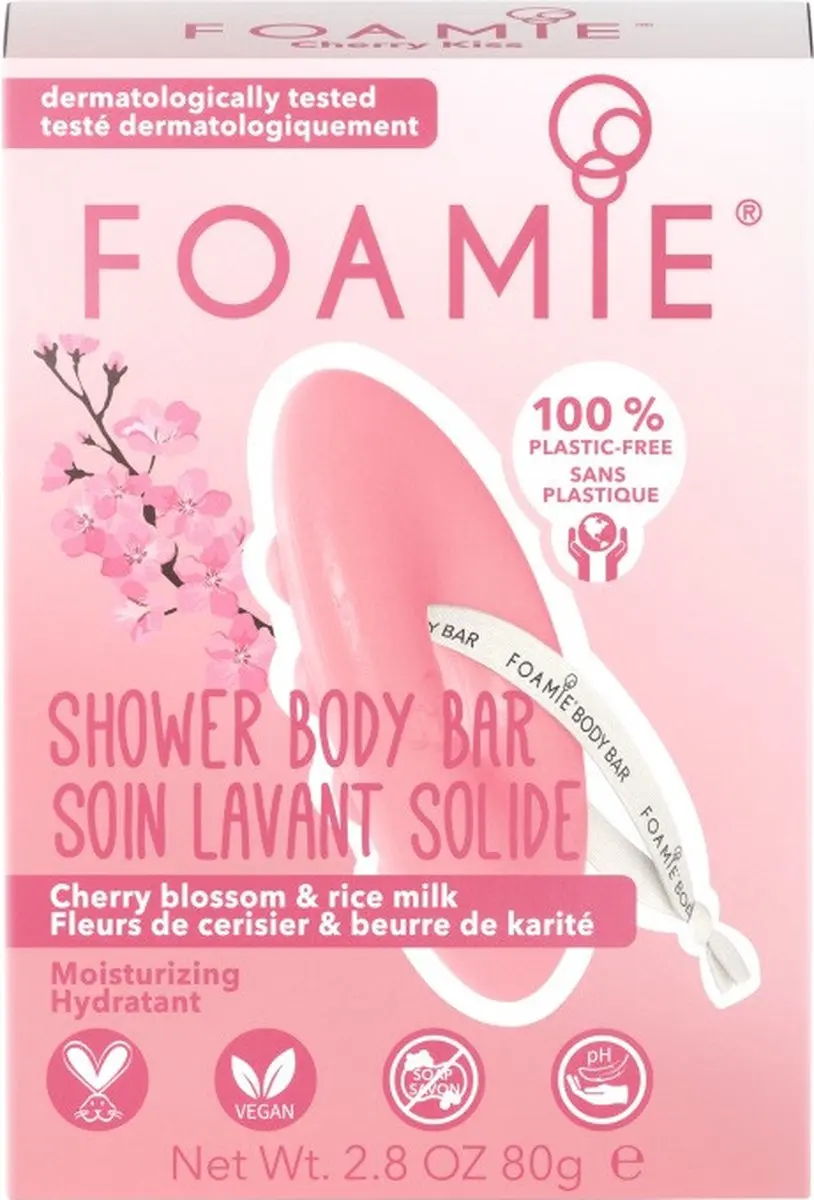 KIS Foamie 2-in-1 Body Bar Cherry Kiss - 80ml