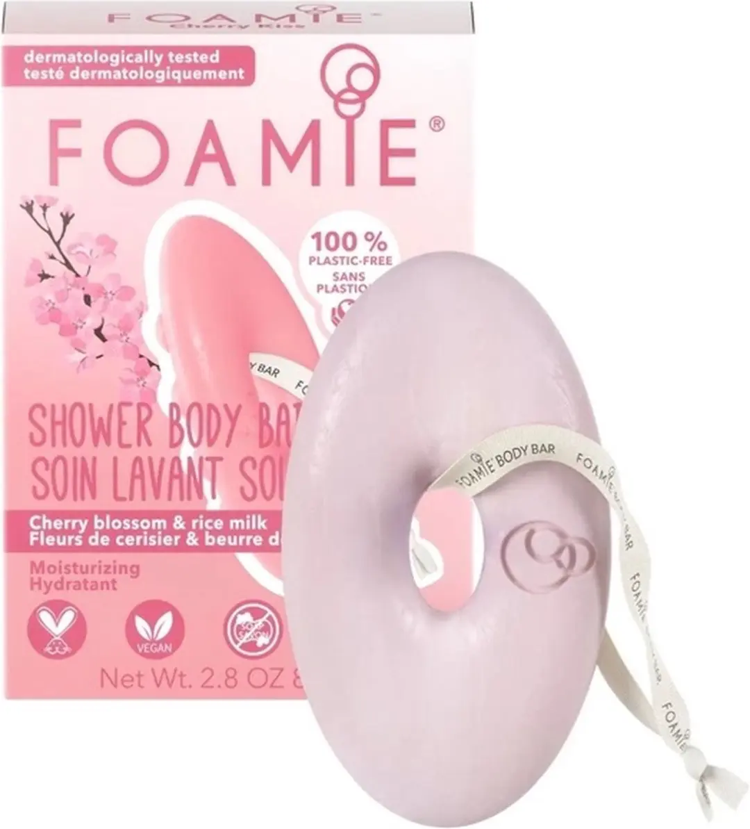 KIS Foamie 2-in-1 Body Bar Cherry Kiss - 80ml