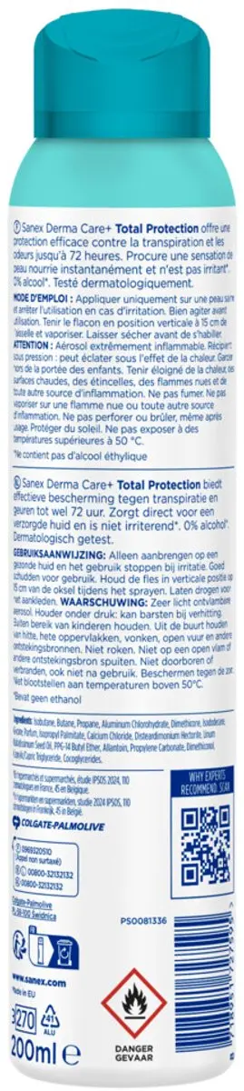 Sanex Deodorant Spray 5in1 Total Protection 200ml