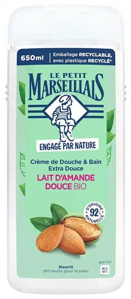 Le Petit Marseillais Zoete Amandelmelk Bad- & Douchecrème 650ml