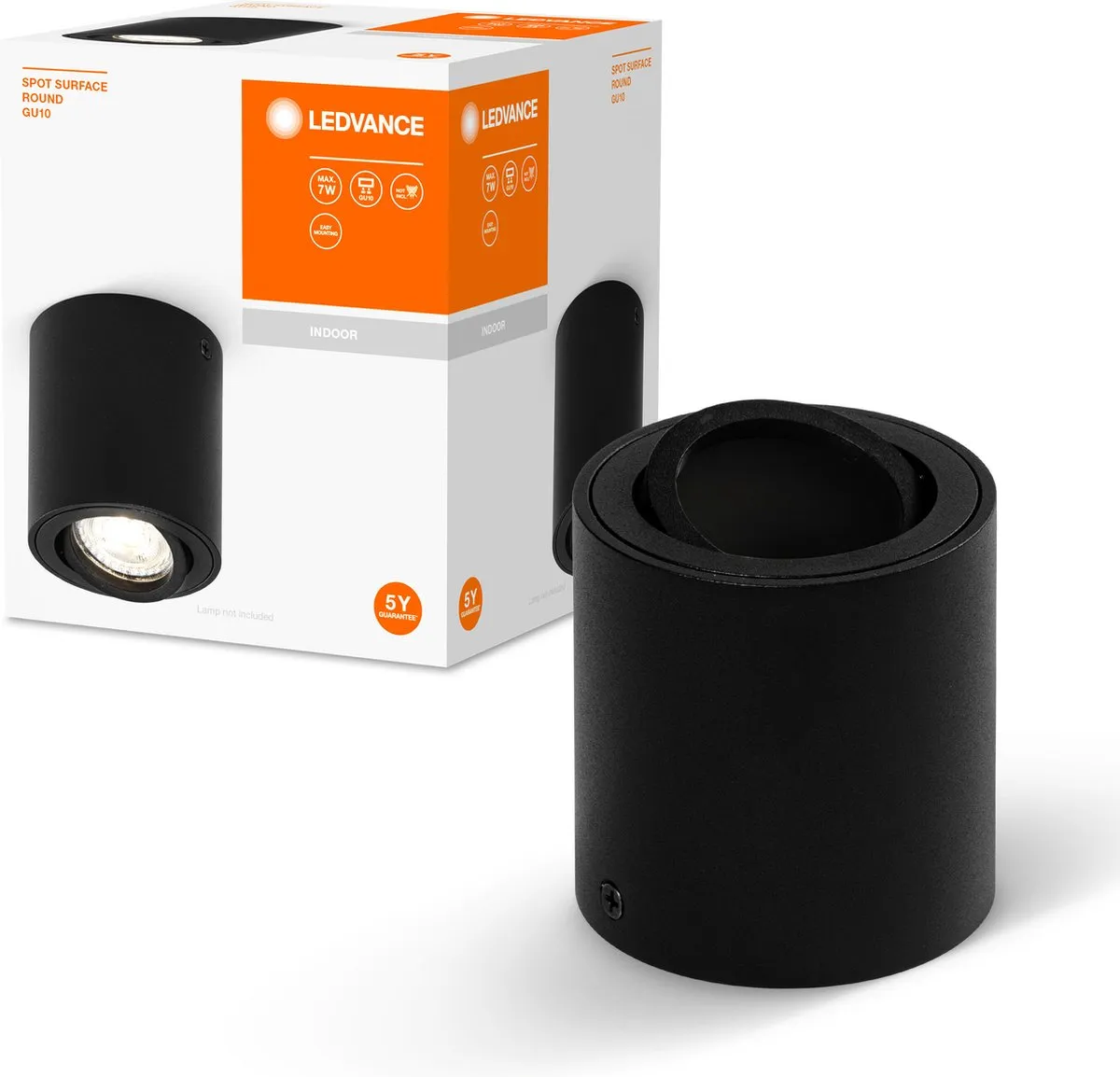LEDVANCE Spot Surface Ronde Plafondspot GU10 - Wit