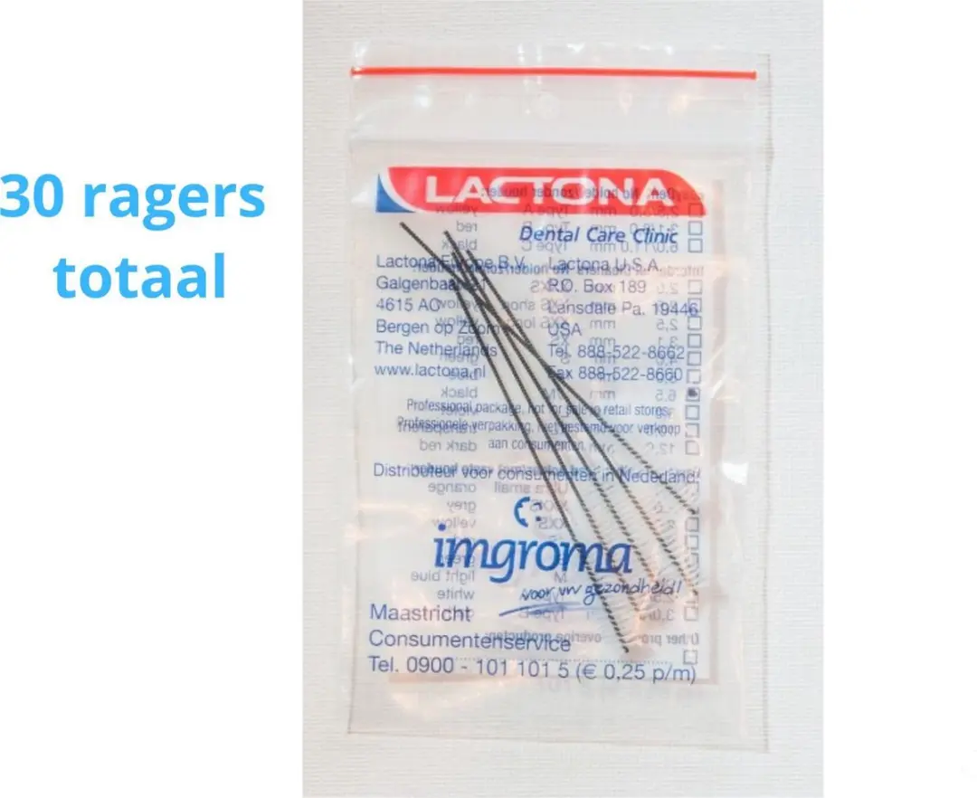 Lactona Interdentaal Ragers Large/Medium 65mm