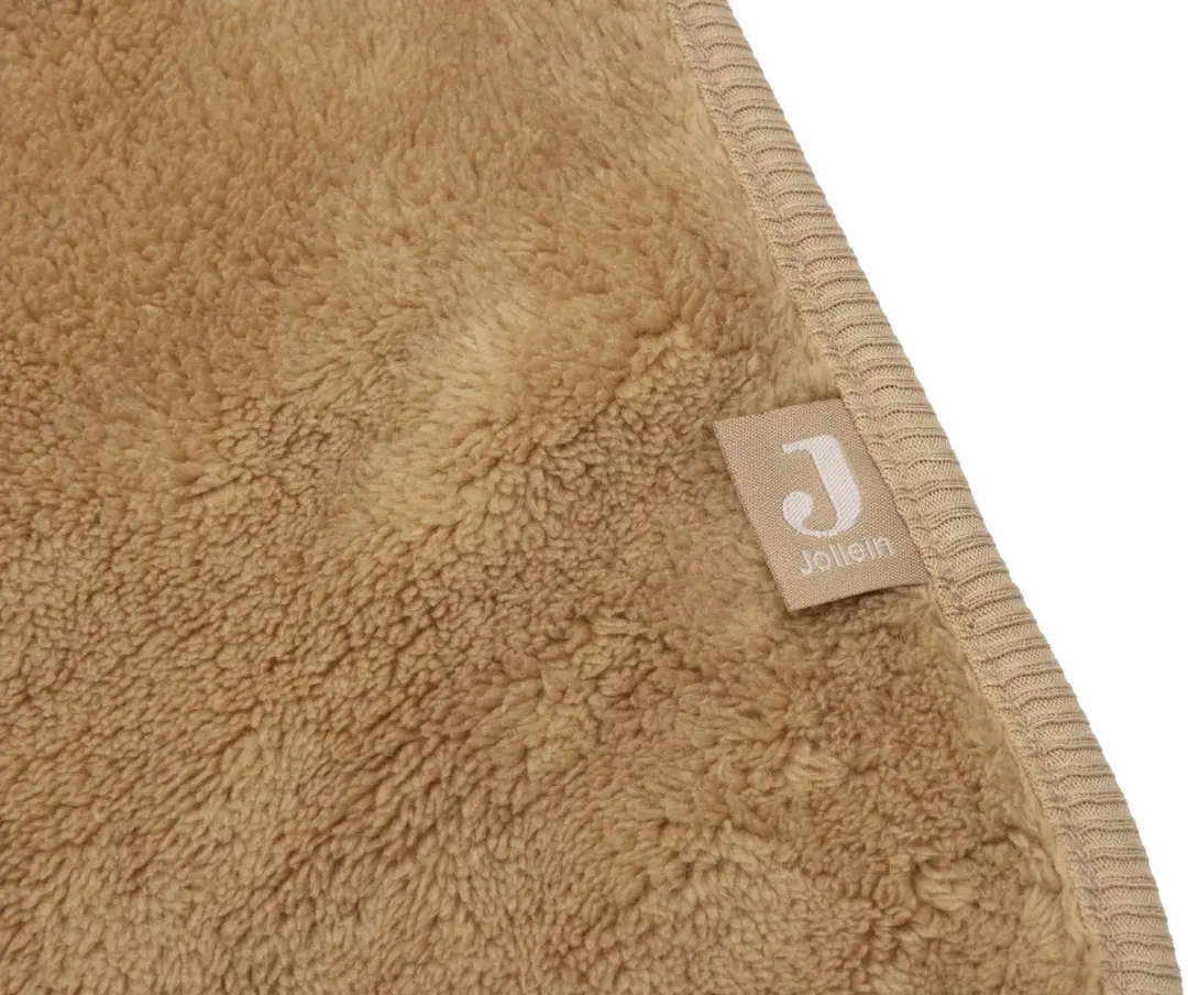 Jollein Baby Deken Ledikant 100x150cm Basic Sherpa/Jersey - Hazel