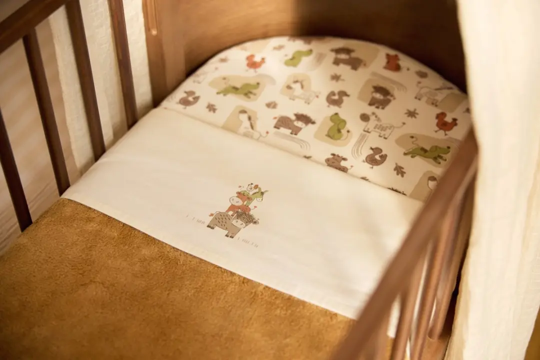 Jollein Baby Deken Ledikant 100x150cm Basic Sherpa/Jersey - Hazel