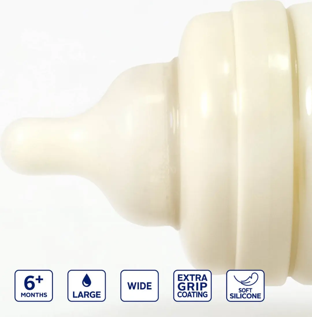 Difrax Wide Flessenspeen Large - 2 Stuks
