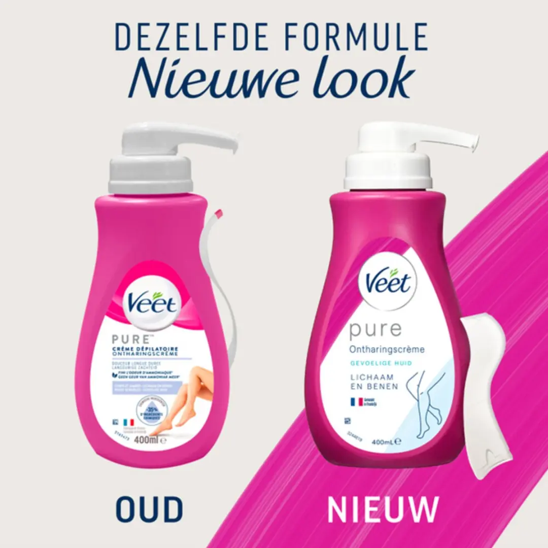 Veet Ontharingscrème Pure Gevoelige Huid 400ml