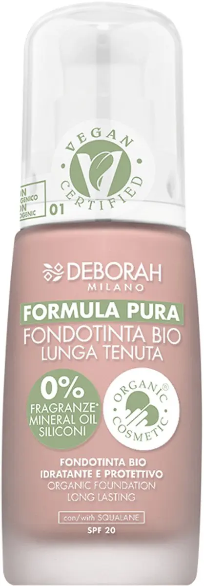 Deborah Milano Formula Pura 01 Foundation 30ml