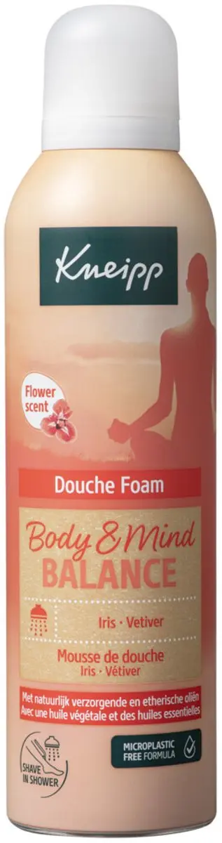 Kneipp Douche Foam Body & Mind Balance 200ml - 3 Stuks