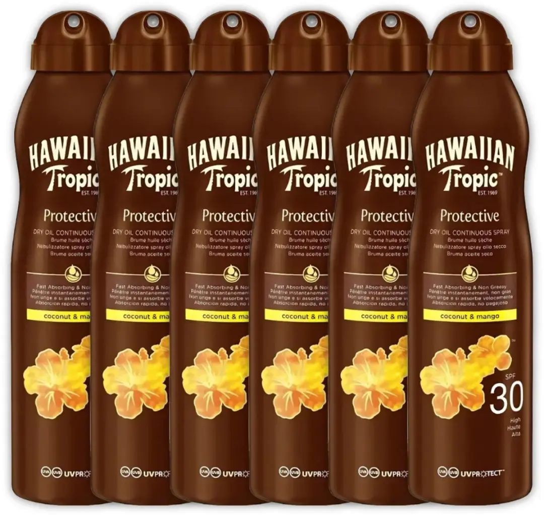 Hawaiian Tropic Island Glow Dry Oil Spray SPF 30