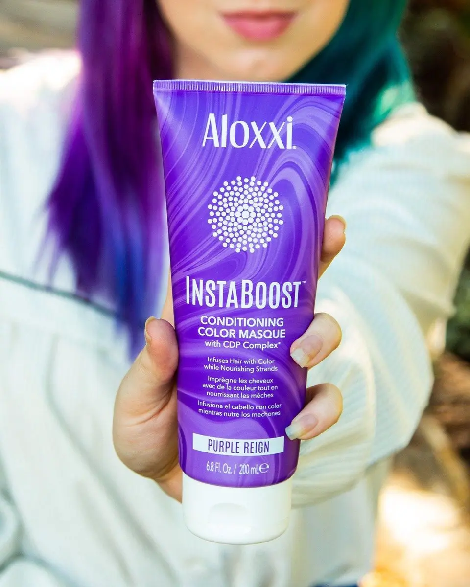 Aloxxi Instaboost Conditioning Color Masque Purple Reign - 200ml