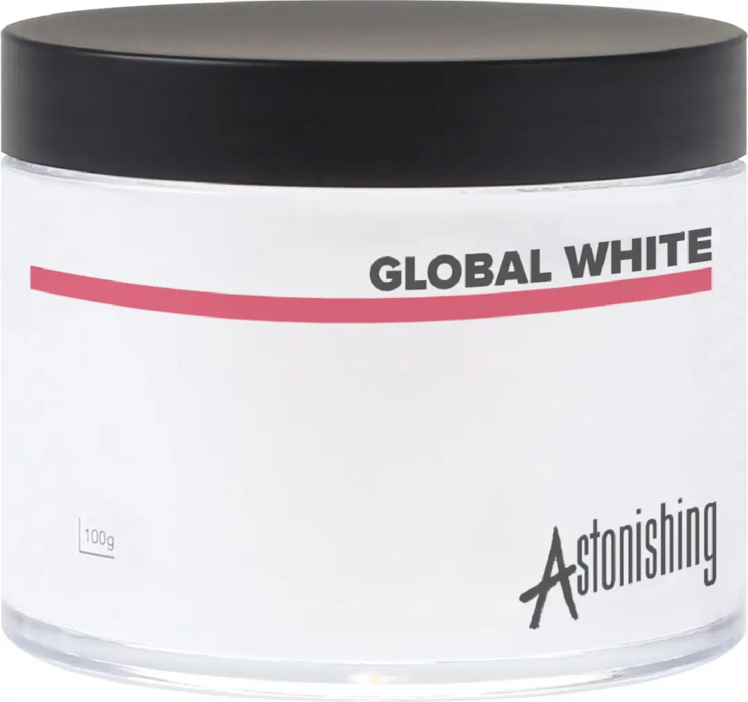Astonishing Acrylic Powder Global White 100ml