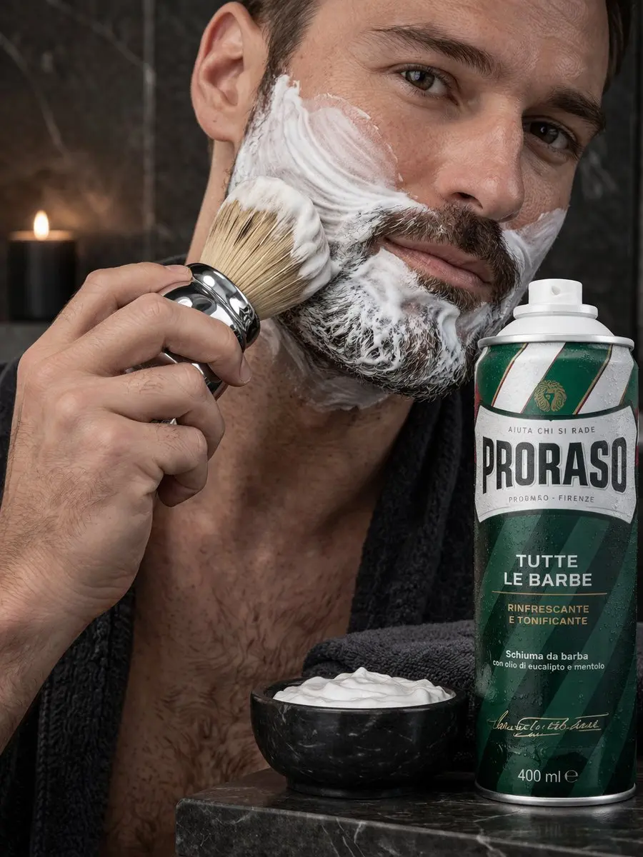Proraso Scheerschuim Groen 400ml