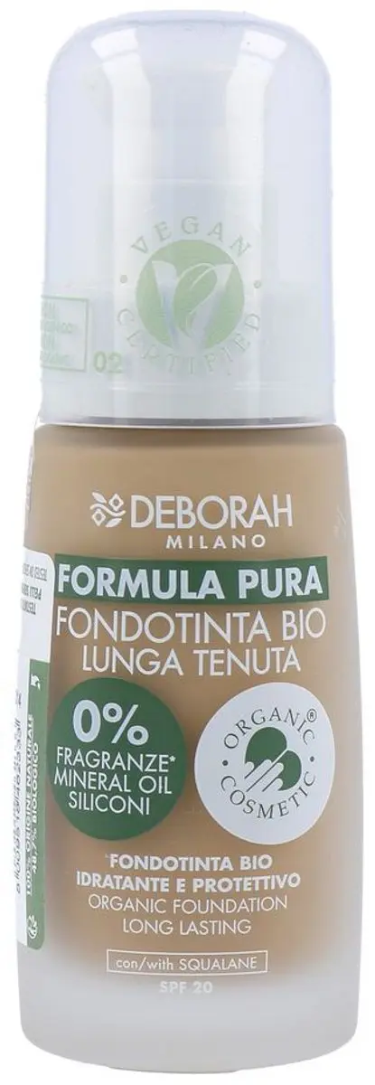 Deborah Milano Formula Pura 02 Foundation 30ml - afbeelding 6 van 6