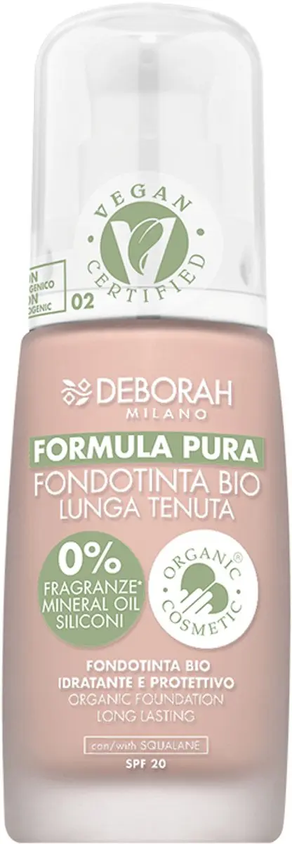 Deborah Milano Formula Pura 02 Foundation 30ml