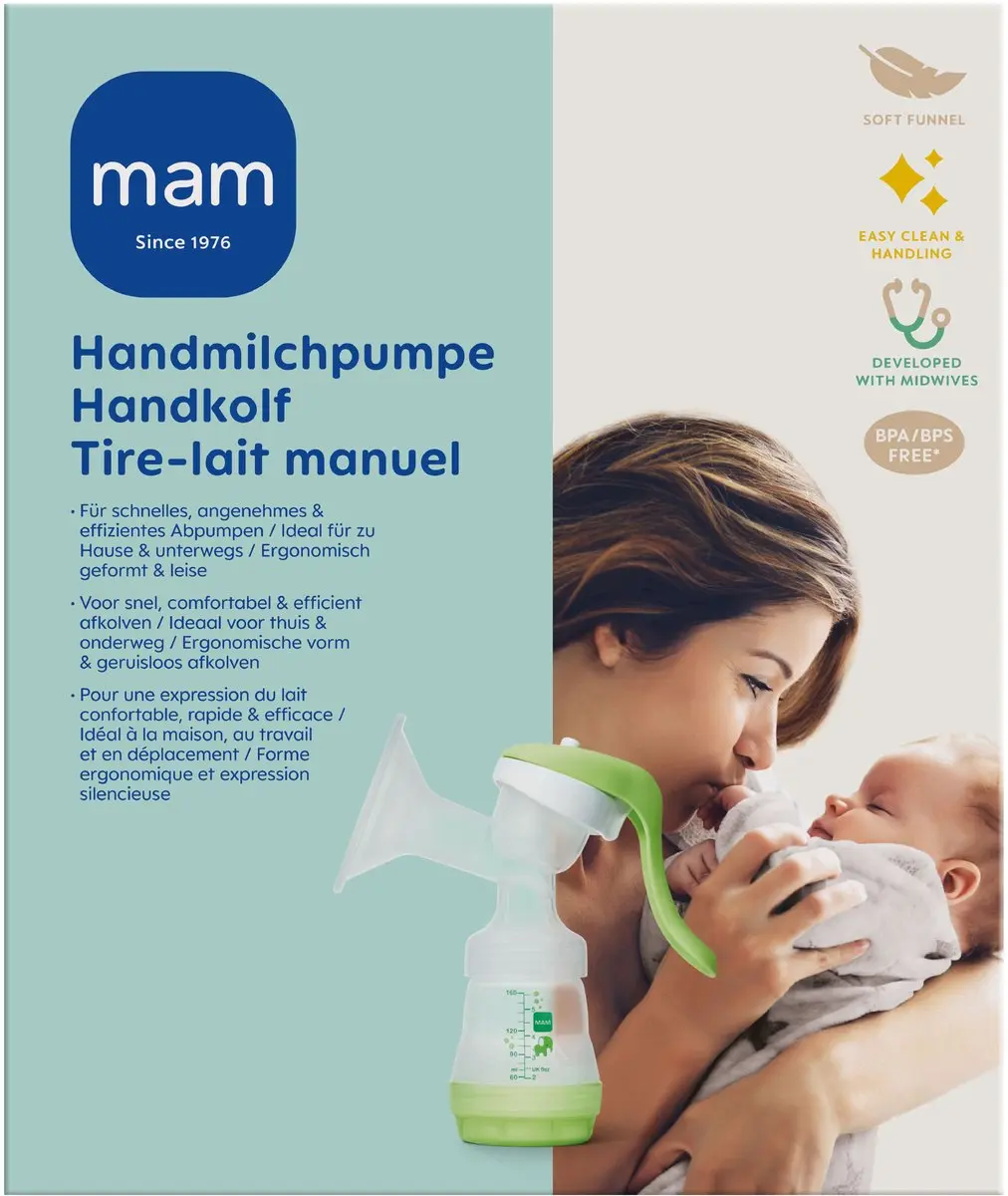 MAM Handmatige Borstkolf - Inclusief 160ml Easy Start Fles