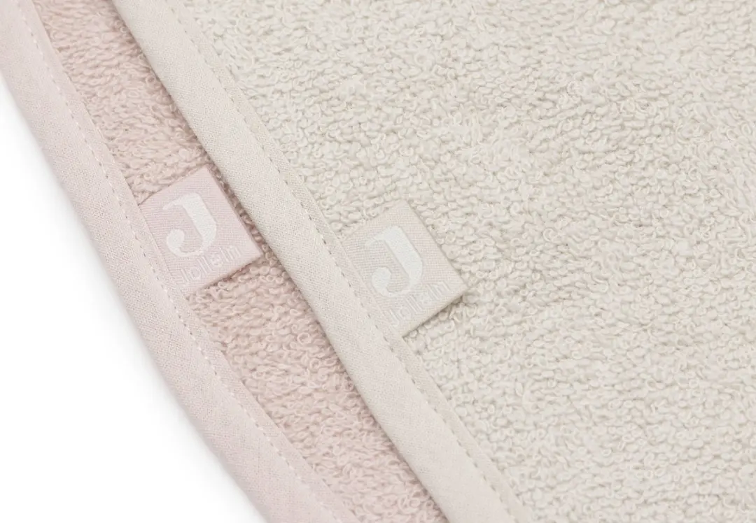 Jollein Slab Badstof Silk Rose/Sand - 2 Stuks - afbeelding 6 van 6