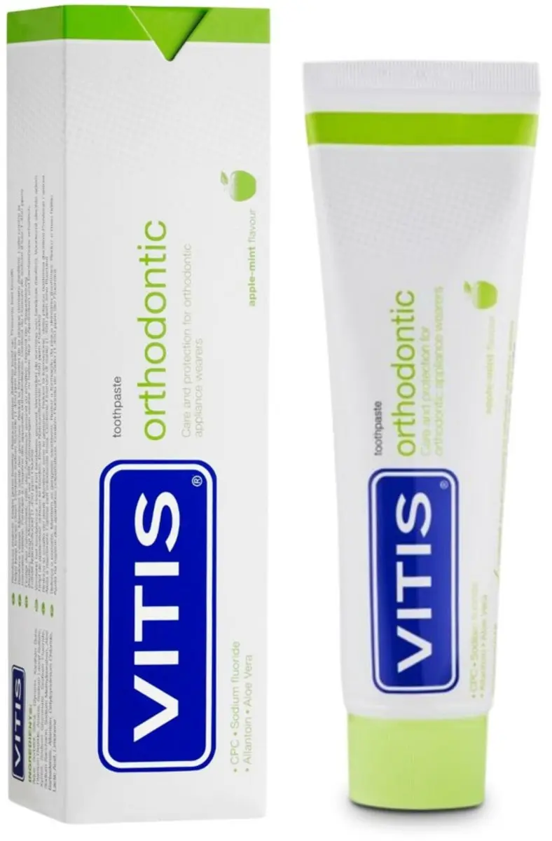 Vitis Orthodontic Tandpasta 75ml - 6 Stuks