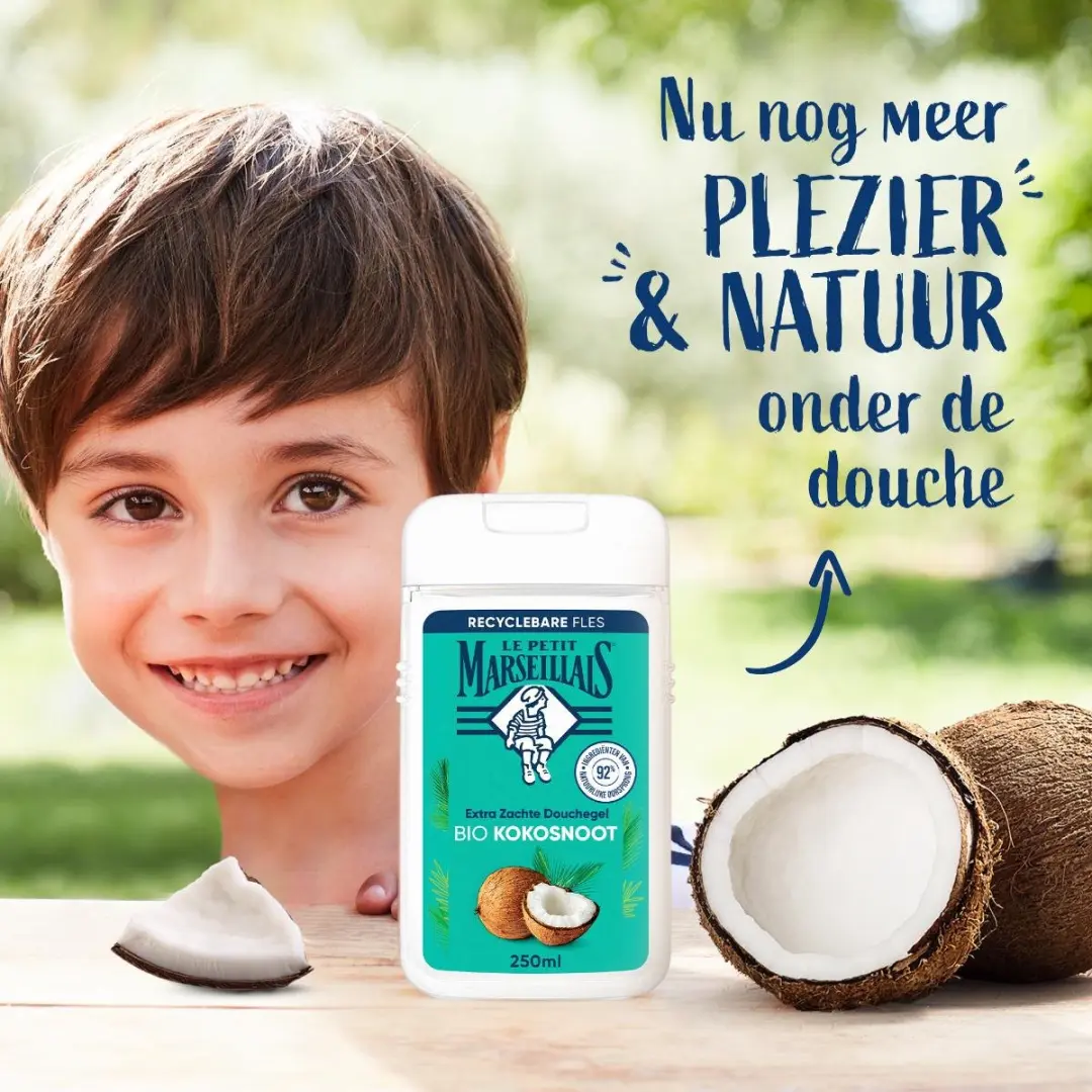 Le Petit Marseillais Douchegel Bio Kokosnoot 6x250ml