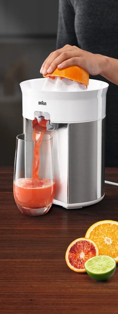 Braun CJ5050WH Elektrische Citruspers - 60W - Wit