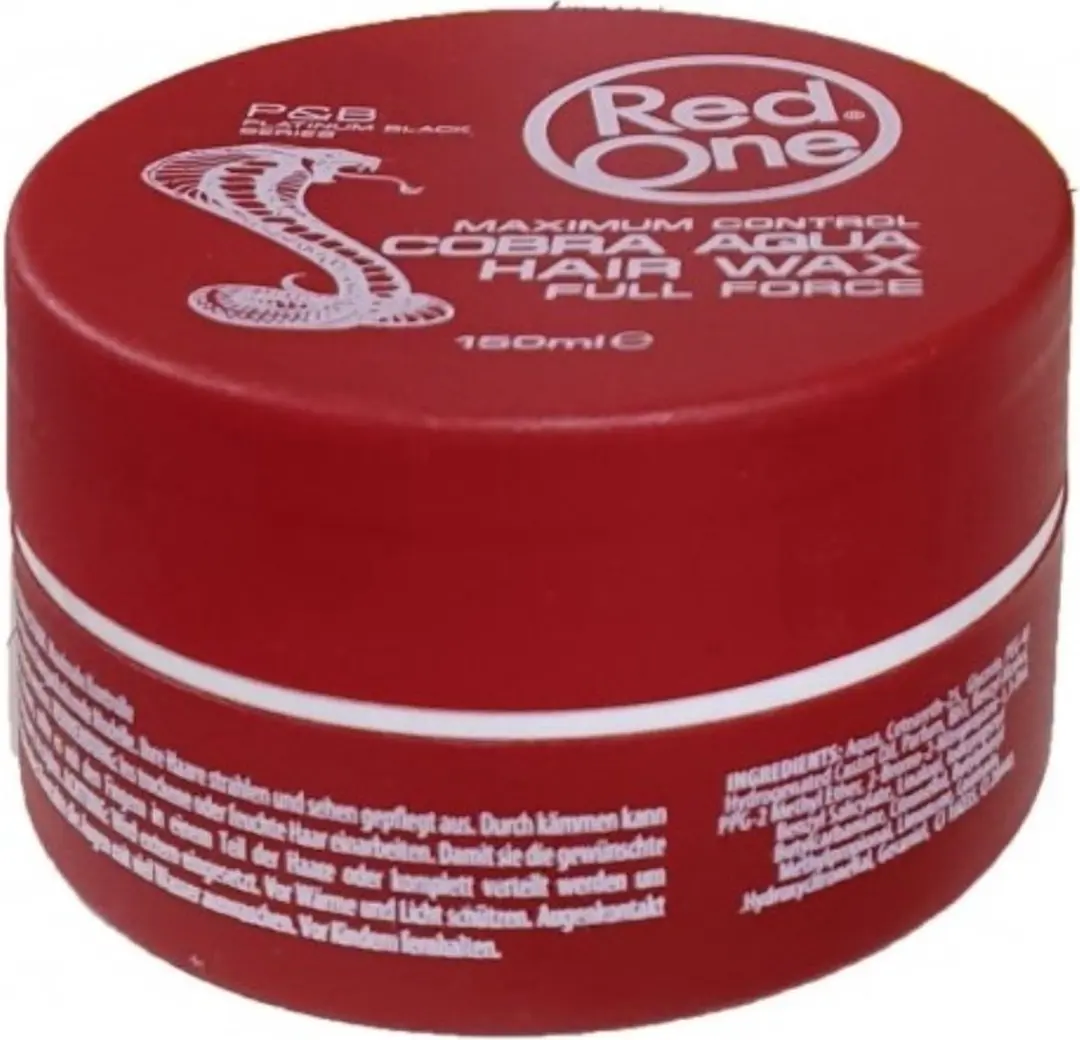 Red One Cobra Aqua Haarwax 150ml - 6 Stuks