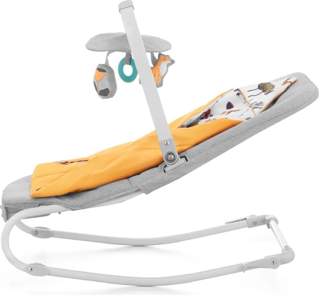 KinderKraft FELIO 2 Wip- en Ligstoel - Geel